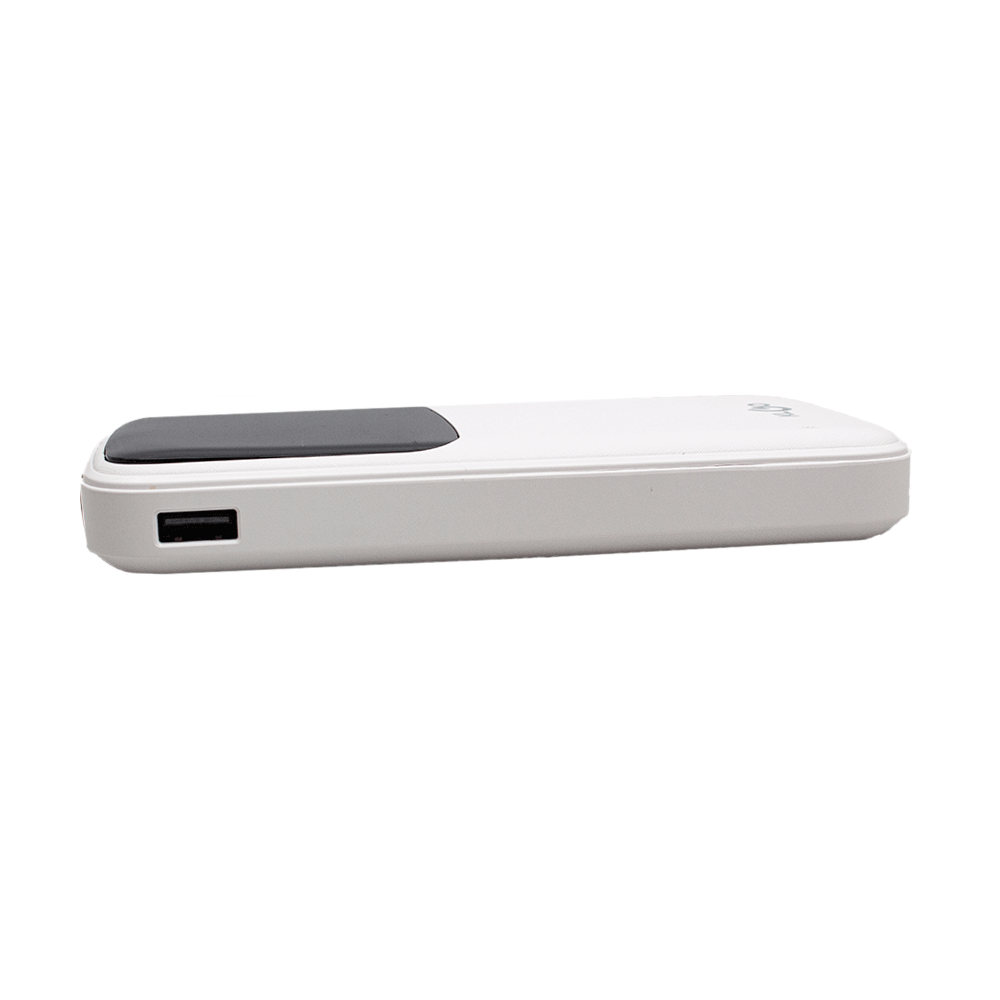 Klgo 10000mAh 4-in-1 Portable Charger Power Bank - Fast Charging, Compact & Lightweight, White [KP 83 WH] - Perfect for Travel, Camping, and Emergency Power Backup