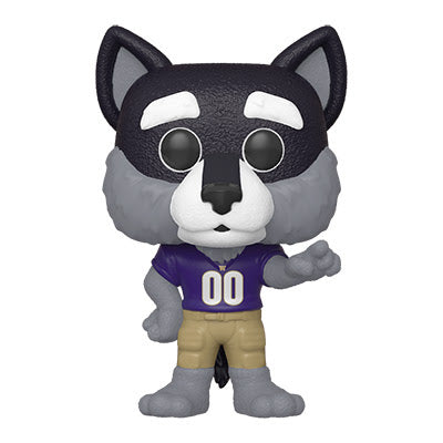 UW Harry the Husky Pop! Vinyl Figure - Funko Collectible for College Fans & Alumni - Perfect for Dorm Decor, Game Day Displays & Huskies Memorabilia Collection