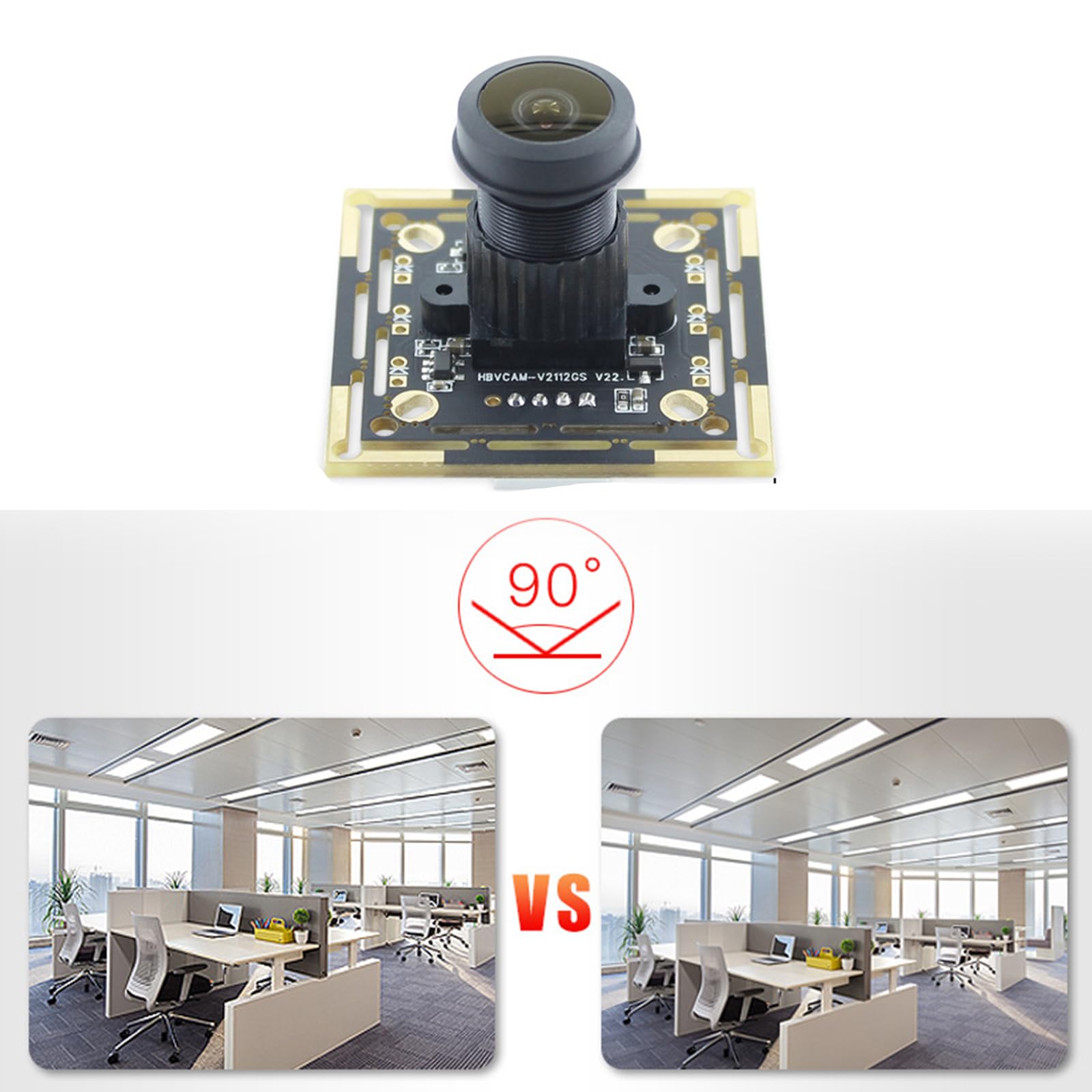 Paopaoldm OV7251 0.3MP Global Shutter Camera Module - Industrial Speed Camera with Exposure Adjustment | Perfect for Traffic Monitoring, Machine Vision & Automation Systems