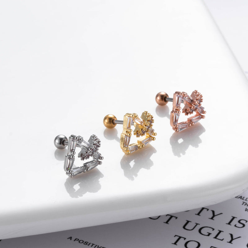 20G Cartilage Surgical Steel Earrings - Minimalist Ball Back Stud Earrings for Women | Hypoallergenic, Comfortable Everyday Wear | Perfect for Work, Date Night & Special Occasions