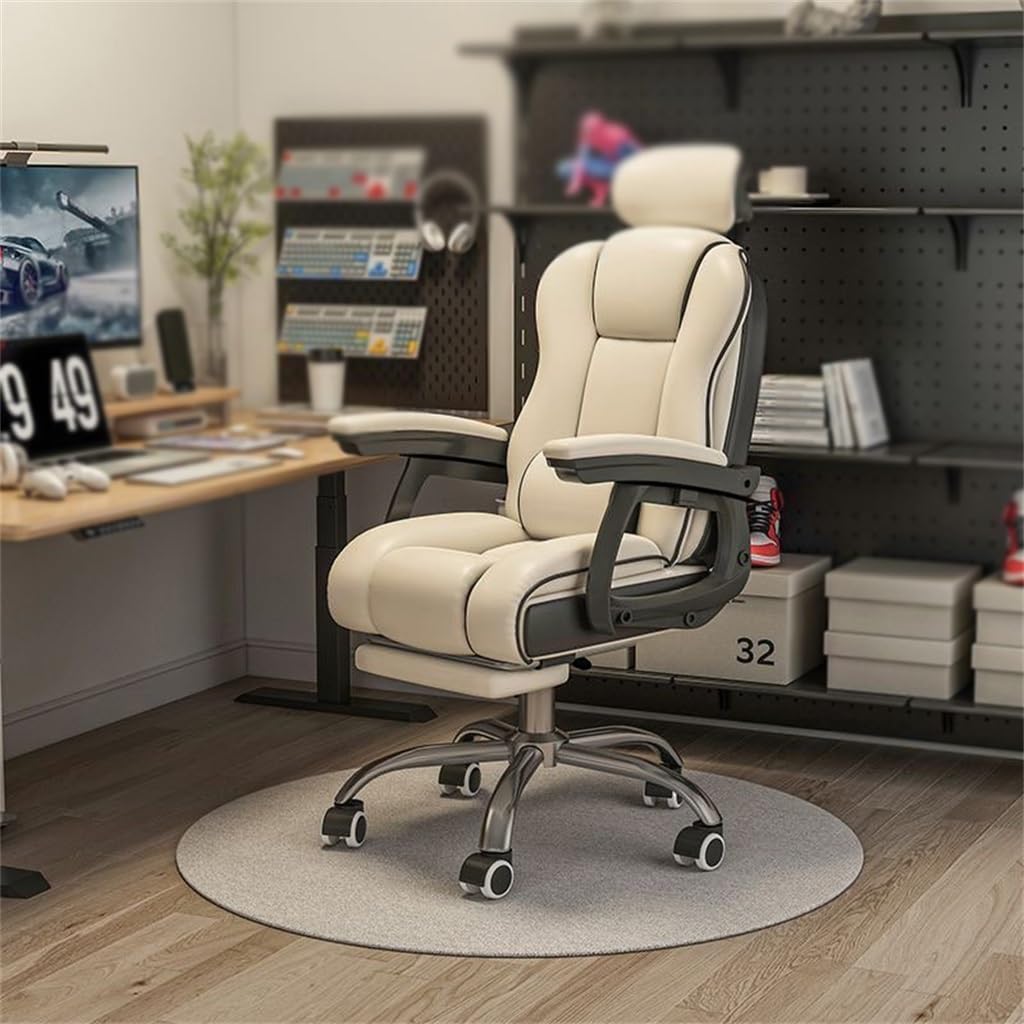 Ergonomic Gaming Chair - Adjustable Height Computer Office Chair with Lumbar Support for Home, Study & Esports - Perfect for Long Hours of Gaming, Work & Relaxation