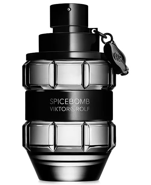 Viktor&Rolf Spicebomb Cologne for Men - Eau De Toilette Spray 3 oz | Fresh Spicy Fragrance for Day & Night Wear | Perfect for Date Night, Office & Special Occasions