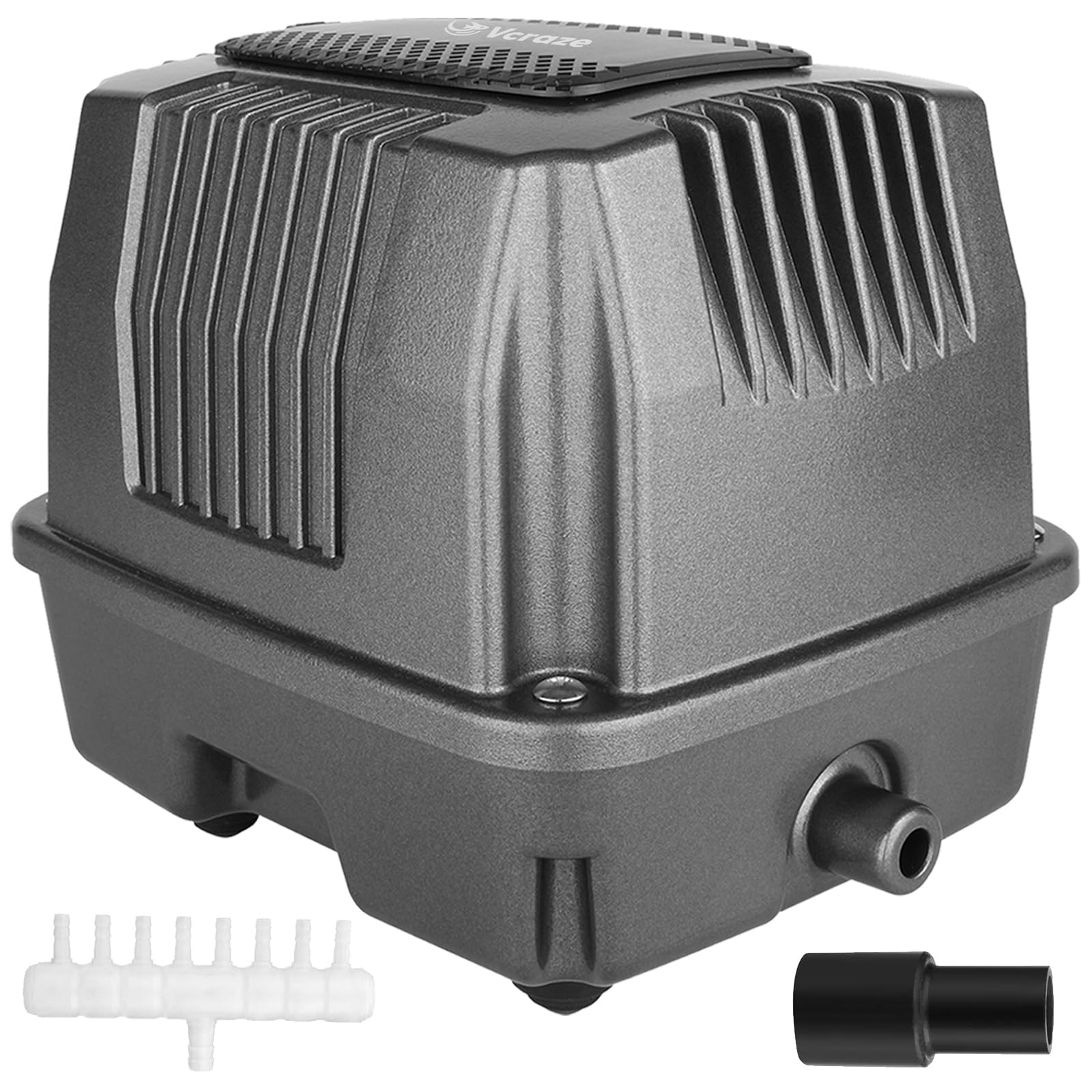 **KP-60 Powerful 950GPH Linear Air Pump - High-Efficiency Pond Aerator for Koi Ponds, Aquariums, Fish Farms & Seafood Restaurants | Ideal for Aeration, Waste Treatment & Oxygenation**    *(Use Cases: Enhances water quality, supports fish health, and improves aeration in ponds, aquariums, and commercial seafood setups.)*