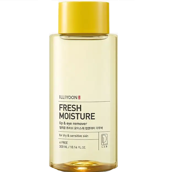 ILLIYOON Fresh Moisture Lip & Eye Makeup Remover - Gentle Cleansing for Sensitive Skin | Perfect for Daily Makeup Removal & Skincare Routine