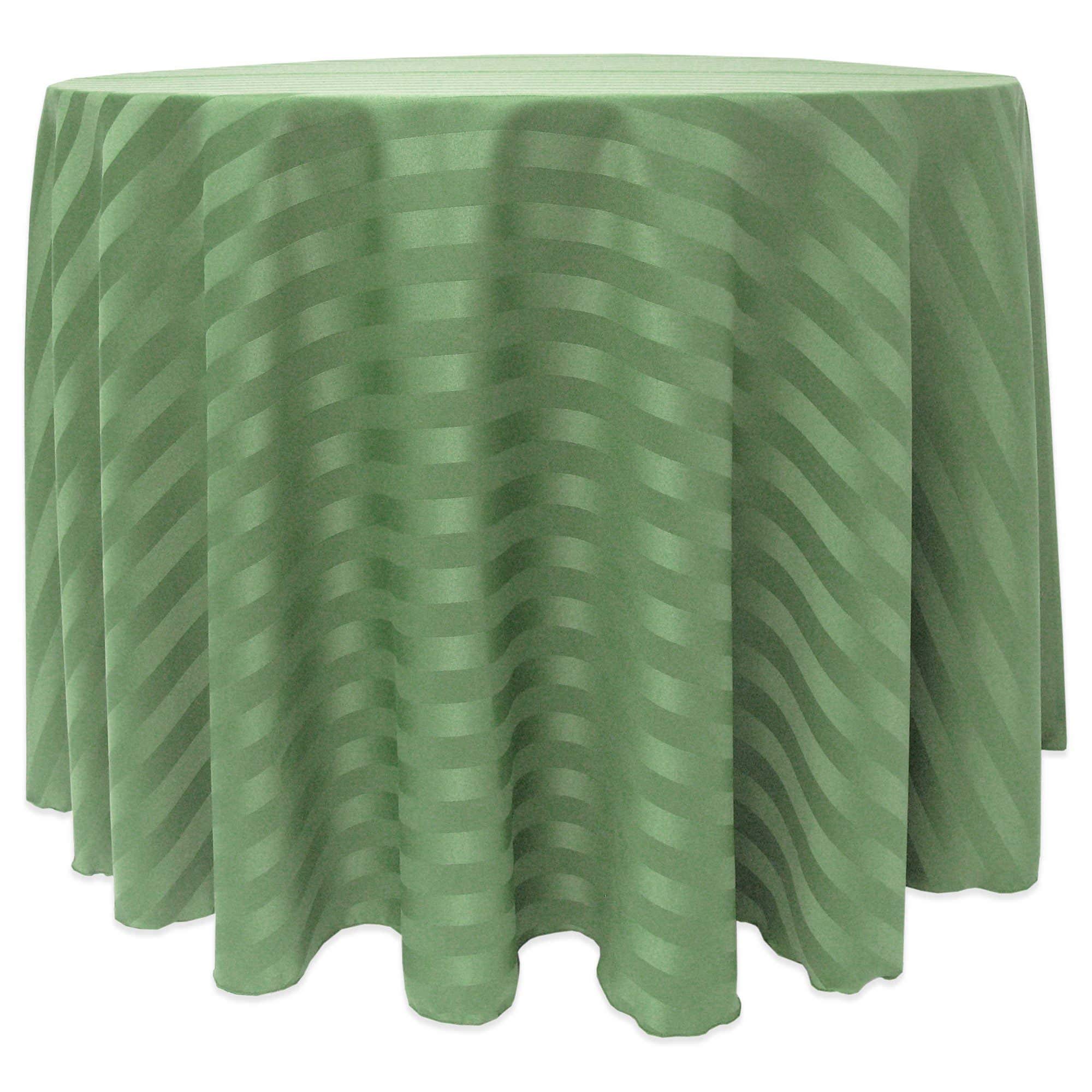 Satin Stripe Round Tablecloth 72