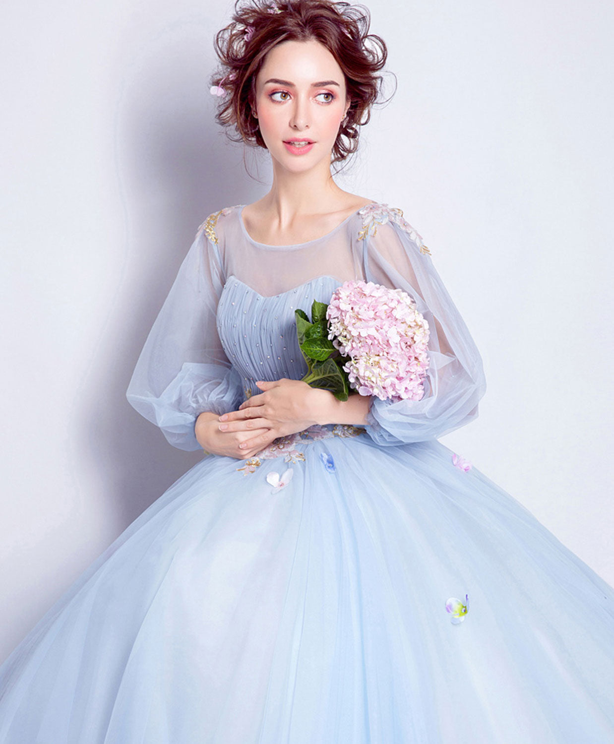 Elegant Royal Blue Tulle Long Prom Gown - Formal Evening Dress for Homecoming, Wedding & Special Occasions