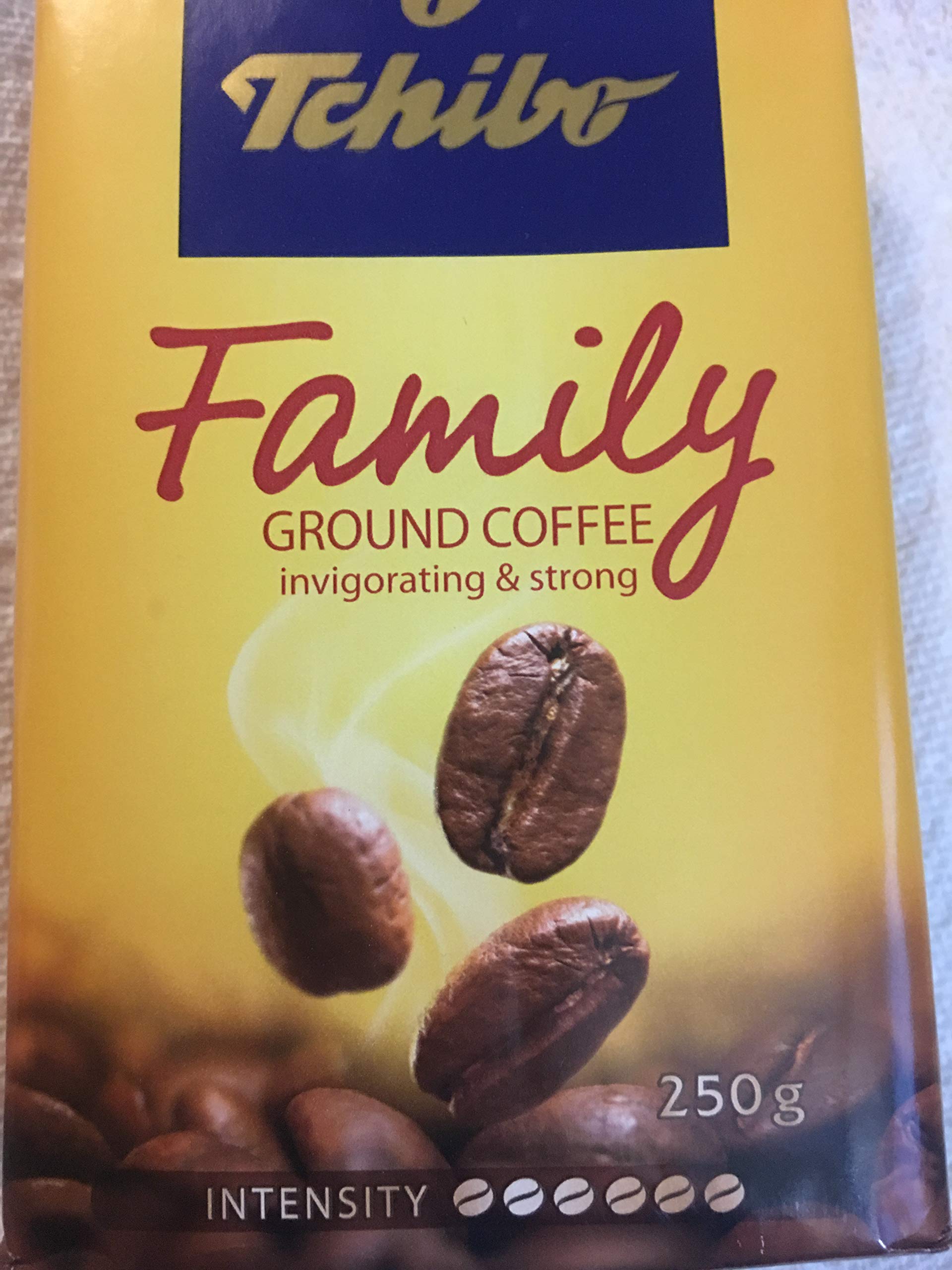 Premium Family Ground Coffee - Strong & Invigorating 250g for Morning Boost & Office Energy | Rich Aroma & Smooth Taste