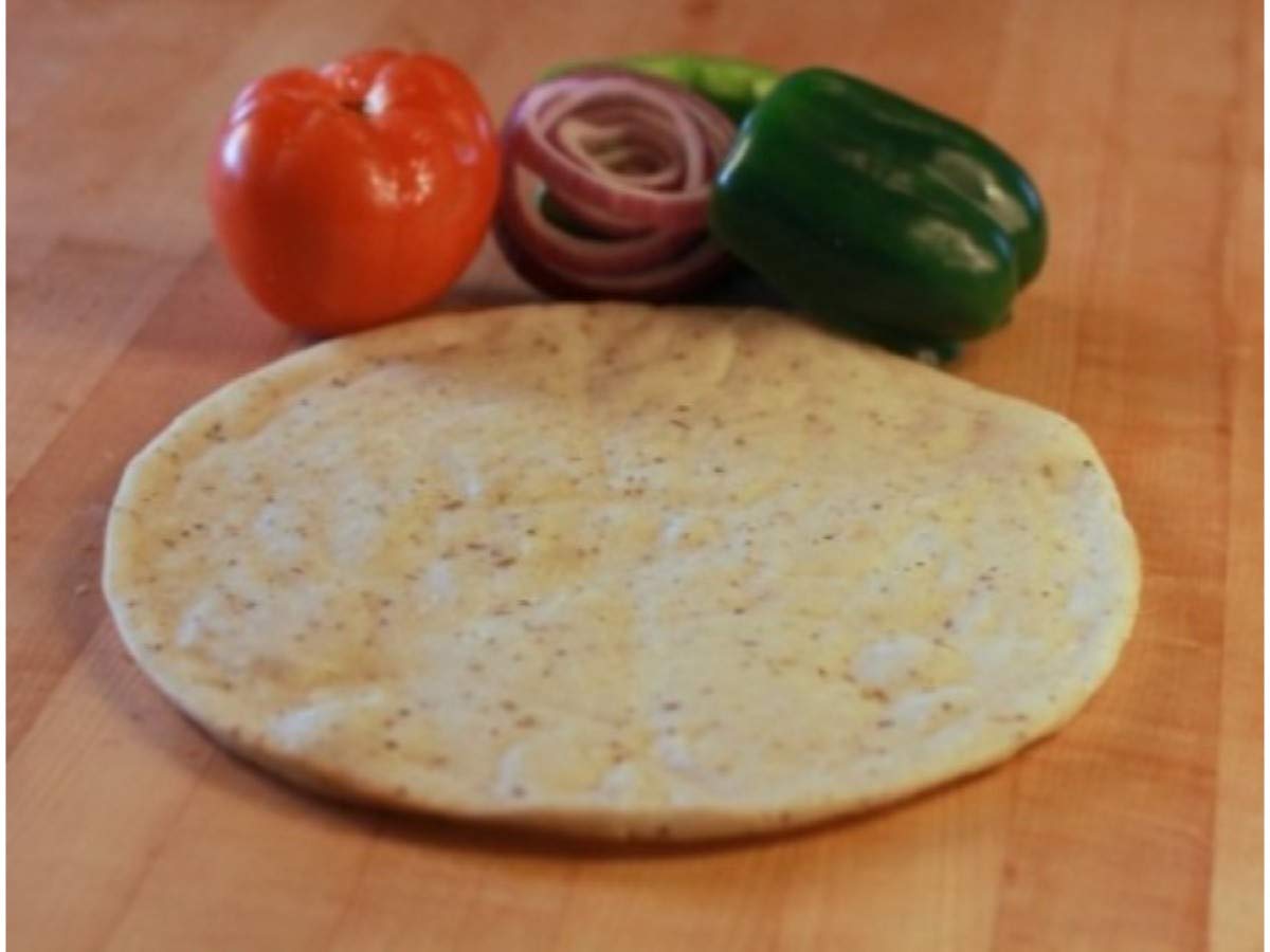 Gluten Free Vegan Pizza Crust - 14 Inch Seasoned Crust (Pack of 20) | Perfect for Vegan Parties, Family Dinners & Quick Meals
