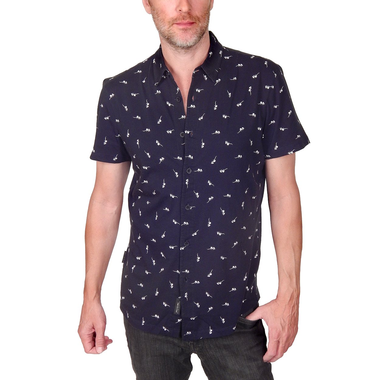 Religion UK - Black Mix Shade Printed Sunglasses Graphic T-Shirt | Stylish Casual Wear for Men & Women | Perfect for Summer Outfits, Street Fashion & Music Festivals