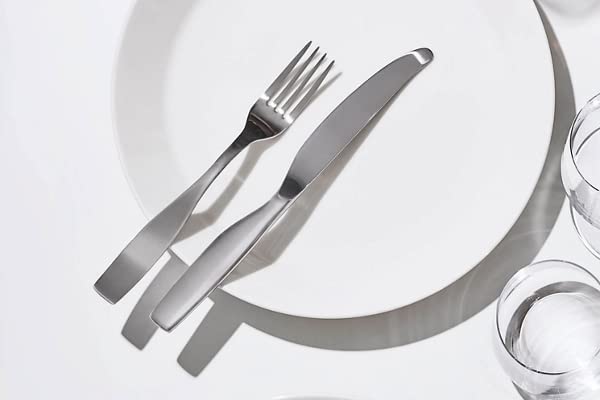 Iittala Citterio 98 Stainless Steel Dinner Knife Set - Elegant Cutlery for Fine Dining, Restaurant & Home Use