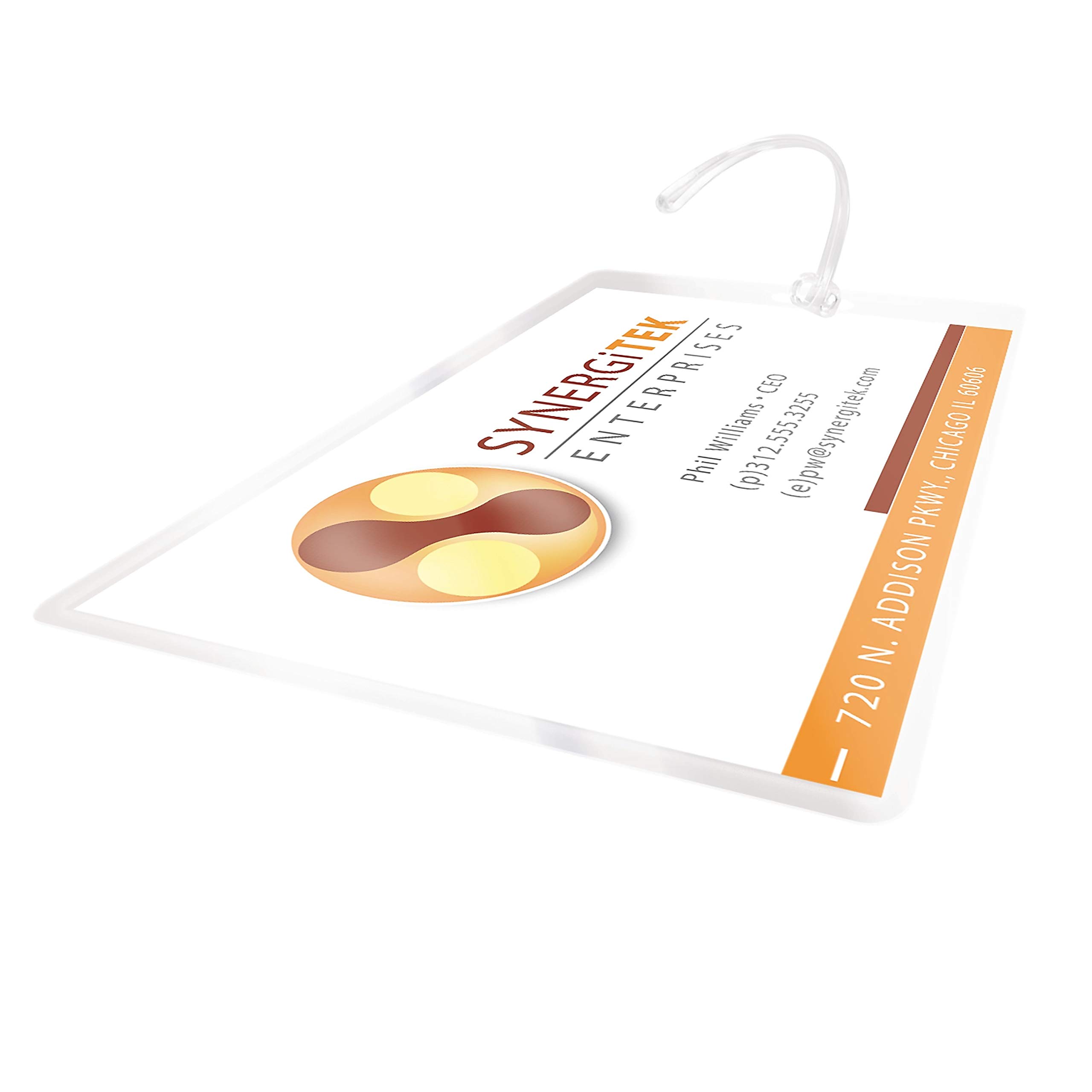 Swingline HeatSeal LongLife Luggage Tag Laminating Pouches (50 Pack) - Durable, Waterproof ID Badge Protectors for Travel, Business & Events - GBC3202105