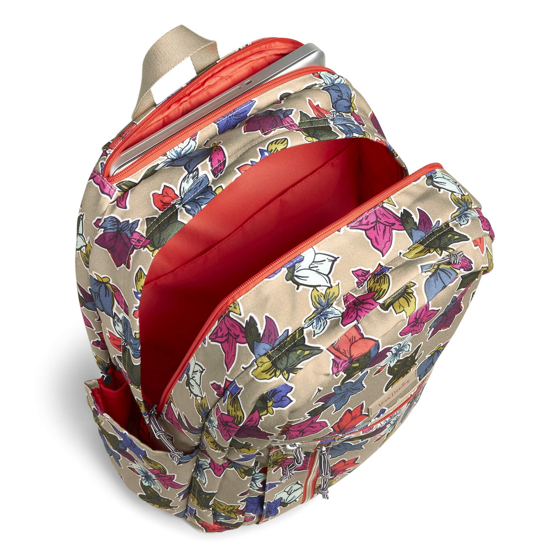 Vera Bradley Lighten Up Grand Backpack - Stylish & Spacious Laptop Backpack for Women, Perfect for Work, School & Travel | Water-Resistant & Lightweight Design