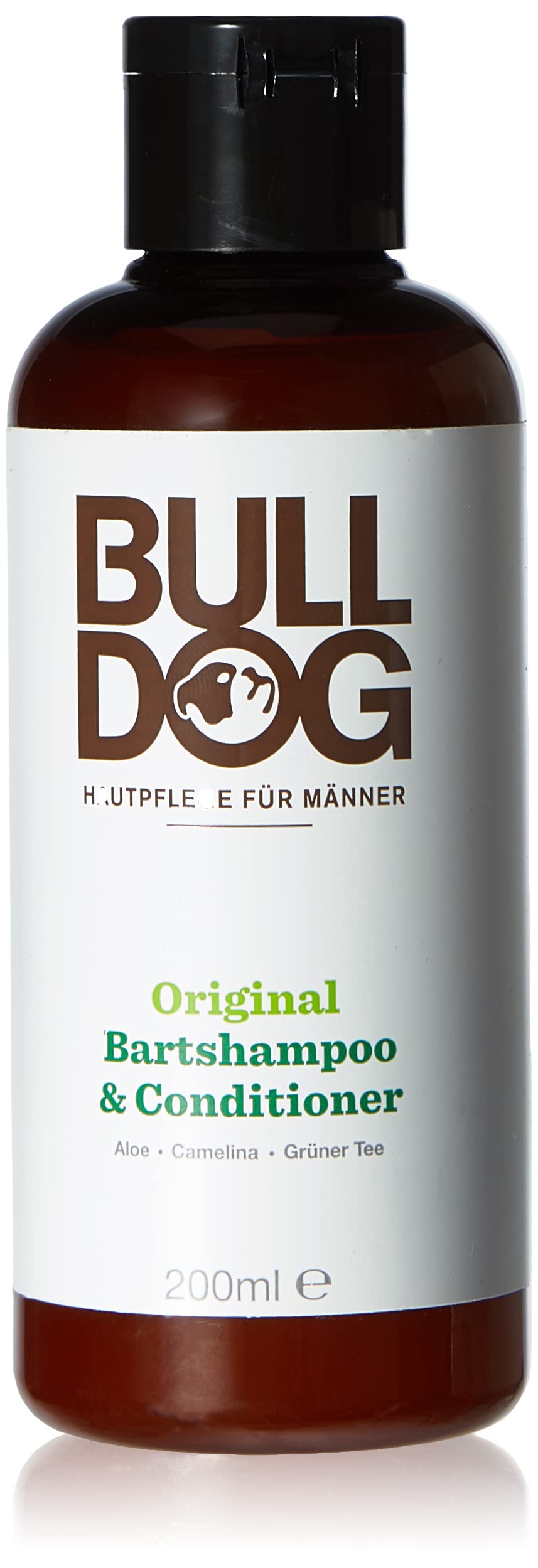 Bulldog Original Beard Shampoo & Conditioner for Men - 200ml (1 Pack) | Gentle Cleansing & Hydration for Thicker, Softer Facial Hair | Perfect for Daily Grooming & Beard Care Routine