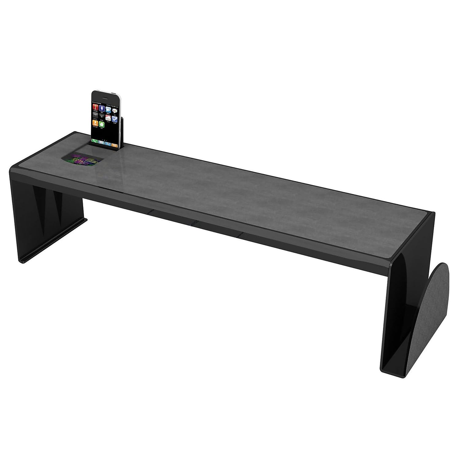 Deflecto Eco-Friendly Heavy Duty Desk Shelf Organizer - Durable Workspace Storage Solution for Office, Home & Study Spaces