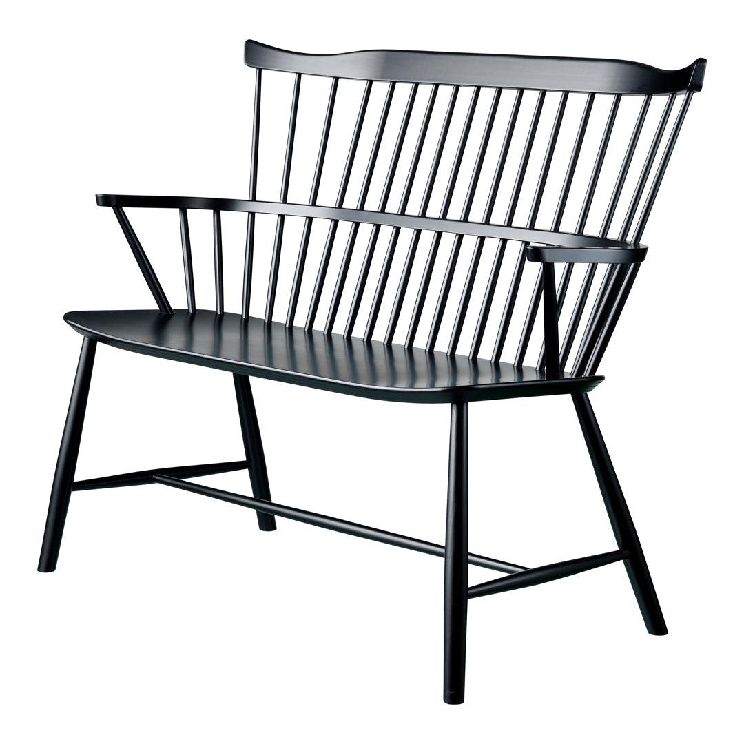 Borge Mogensen J52D Bench by FDB Mobler - Mid-Century Modern Teak Wood Bench for Living Room, Dining Room & Entryway