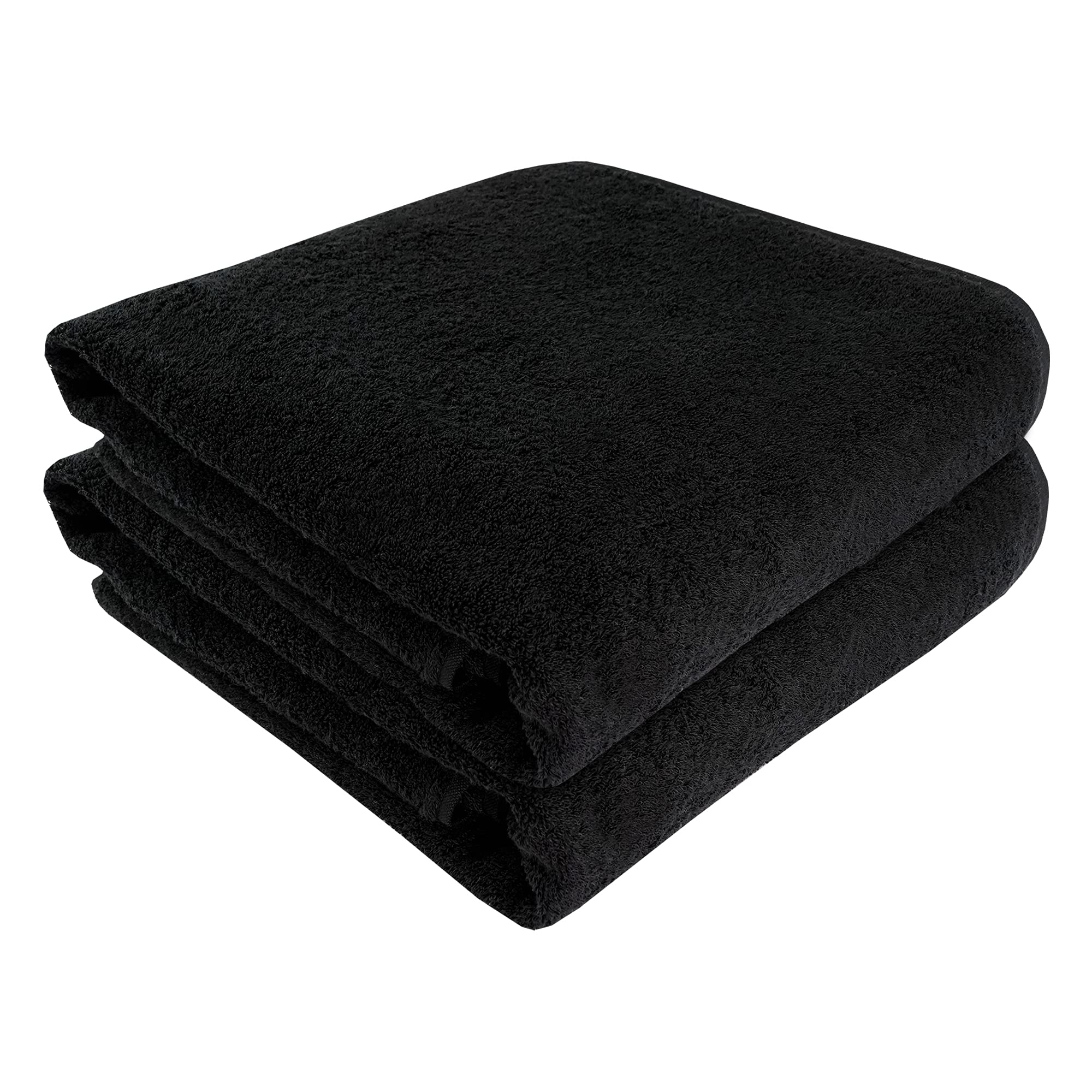 Luxury 100% Cotton Bath Towels Set of 2 - Extra Large 40x80 Inches Hotel Quality Bath Sheets | Ultra Soft & Absorbent | Perfect for Spa, Bathroom & Beach | Solid Color Plush Towels for Luxury Home & Hotel Use
