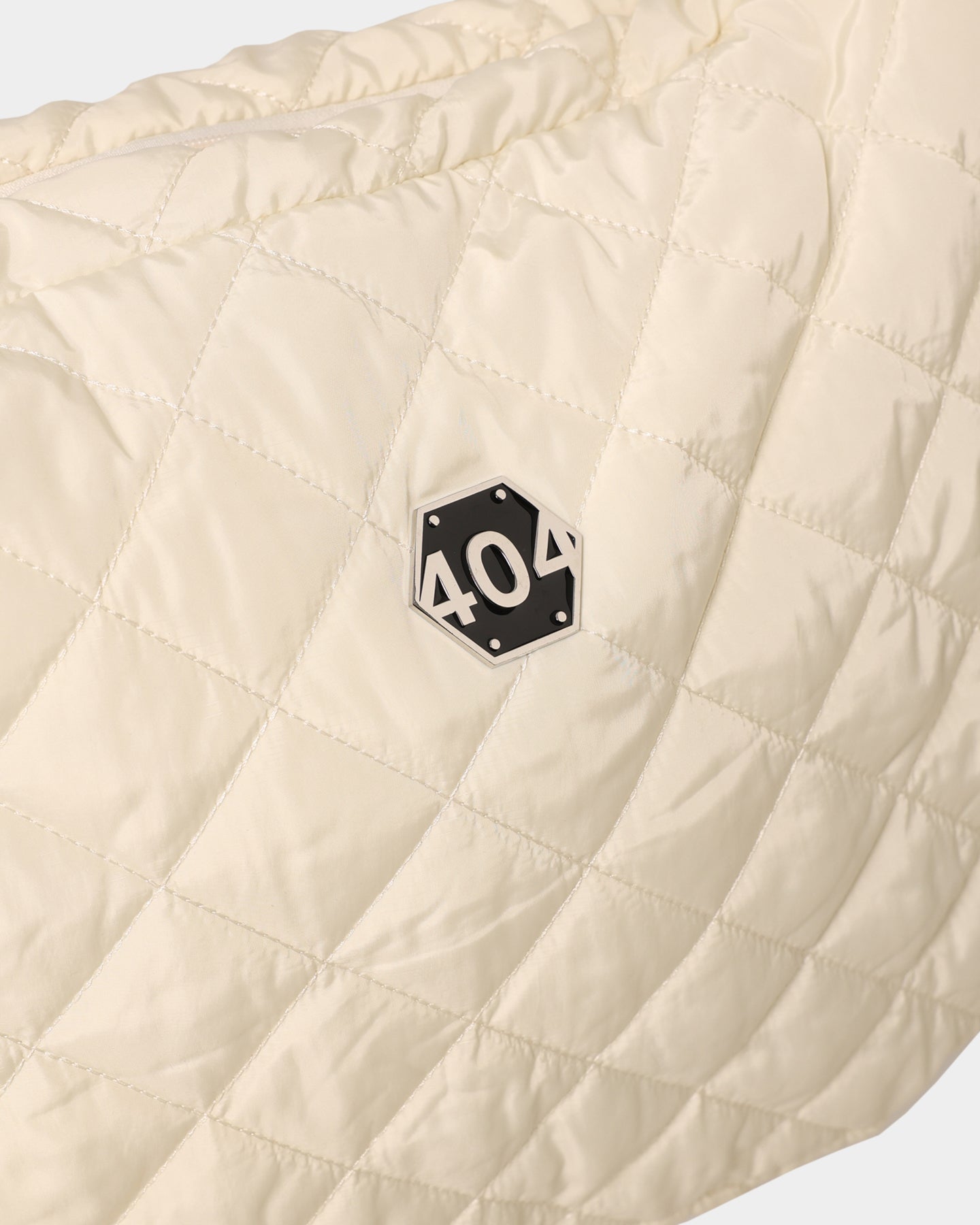 404 Quilted Side Bag in Off White - Stylish Crossbody Purse for Women, Perfect for Daily Use, Travel & Shopping