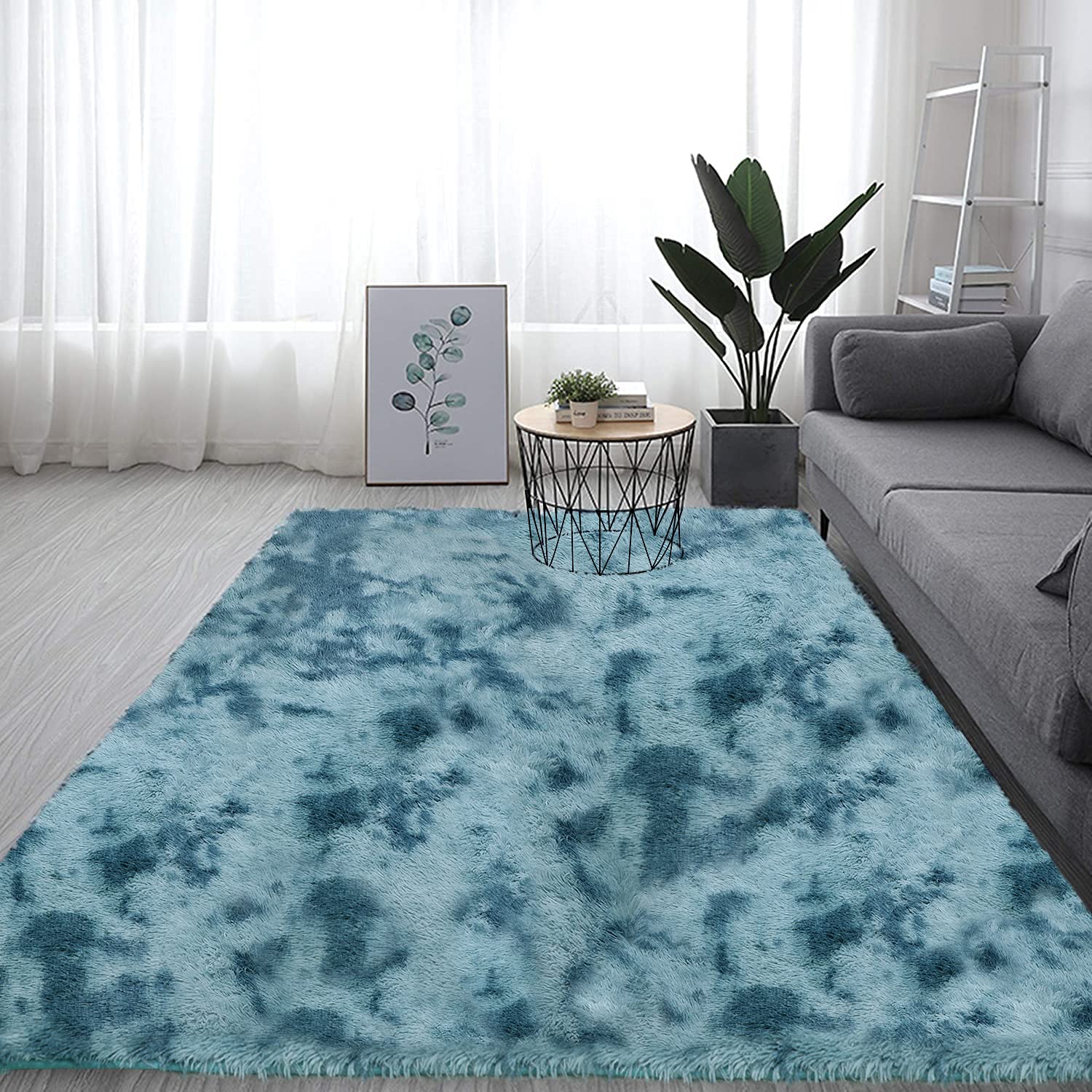 Soft Fluffy Shag Fur Area Rugs - Cozy Plush Furry Carpet for Bedroom, Living Room, Nursery & Dorm | Non-Slip Indoor Floor Rug for Kids Play Area, Home Decor & Accent
