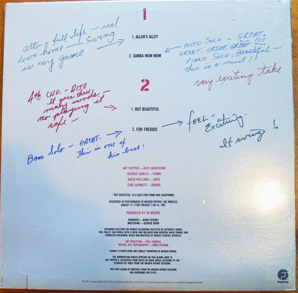 Art Pepper - Art Lives LP Vinyl Album (Limited Edition, Mint/Near Mint) - Perfect for Jazz Collectors & Vinyl Enthusiasts