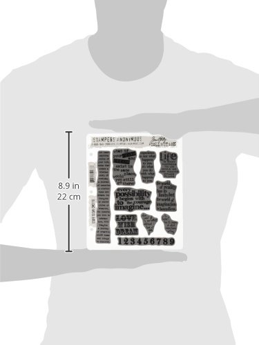 Tim Holtz Cling Stamps 7x8.5