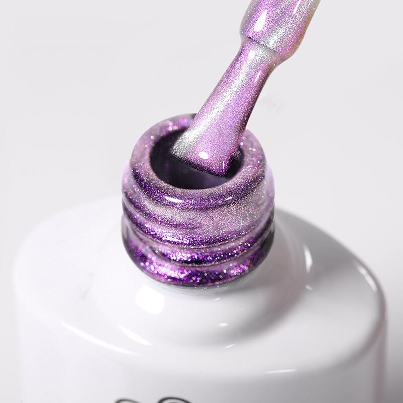 Purple Magic Cat Magnetic Gel MCM02 - 10ml Nail Art Polish for Creative Designs | Perfect for DIY Manicures & Salon Use