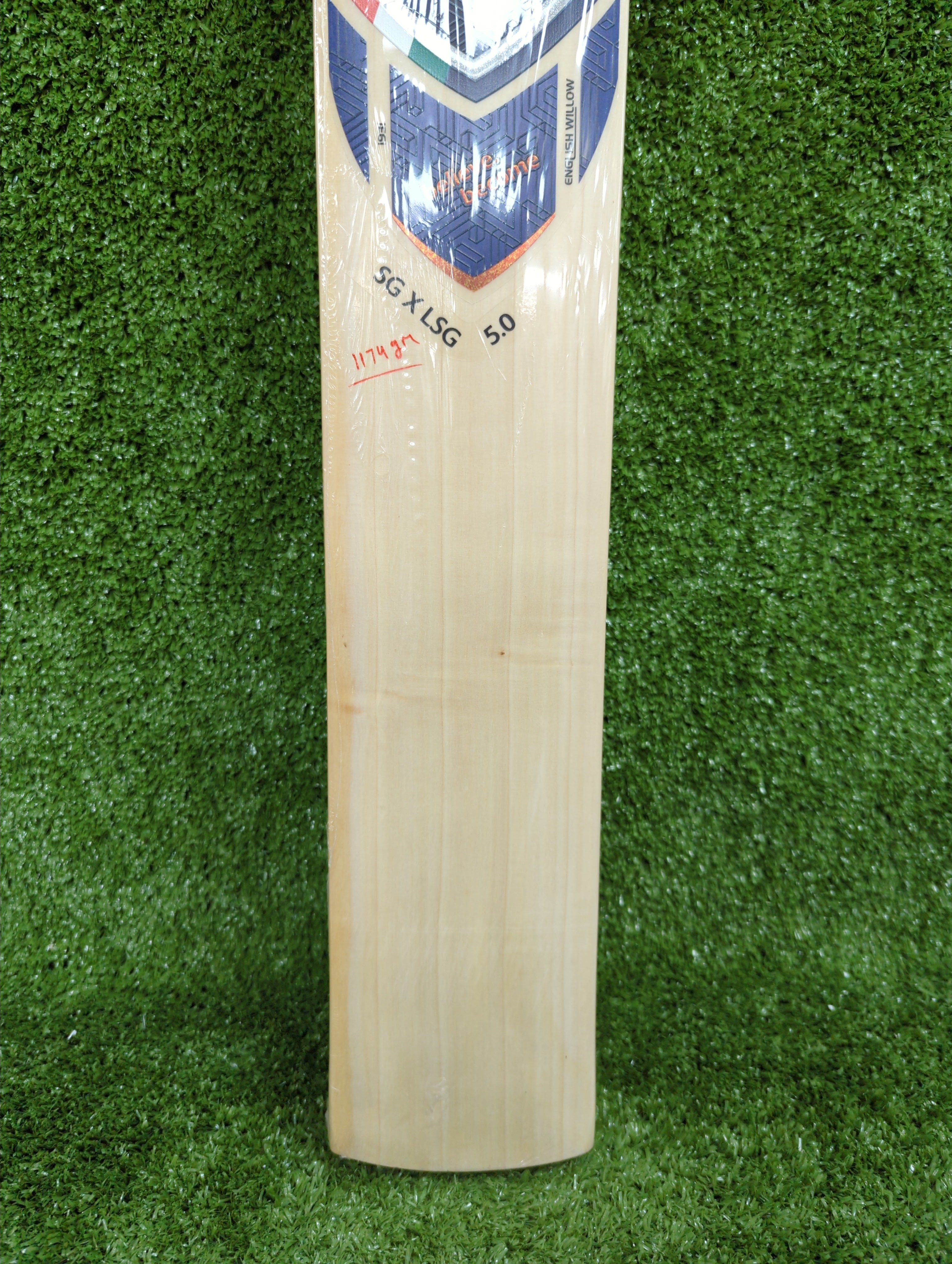 SG X LSG (Lucknow Super Giants) 5.0 English Willow Cricket Bat - Professional Grade Cricket Equipment for Matches & Practice | Perfect for Tournament Play & Training Sessions