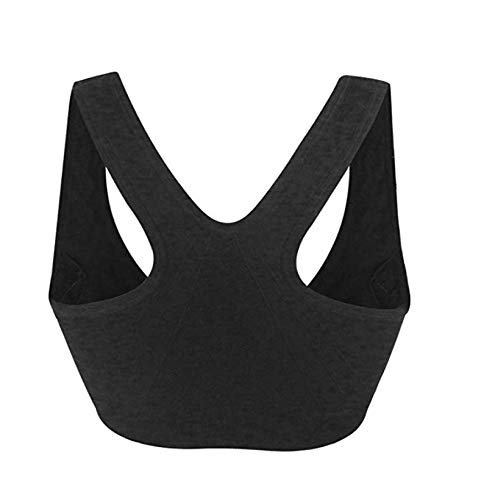 **Wireless Post-Surgery Sports Bra for Women - Seamless Zip Front Yoga Bra Plus Size - Comfortable Support for Active Lifestyles, Gym & Recovery**