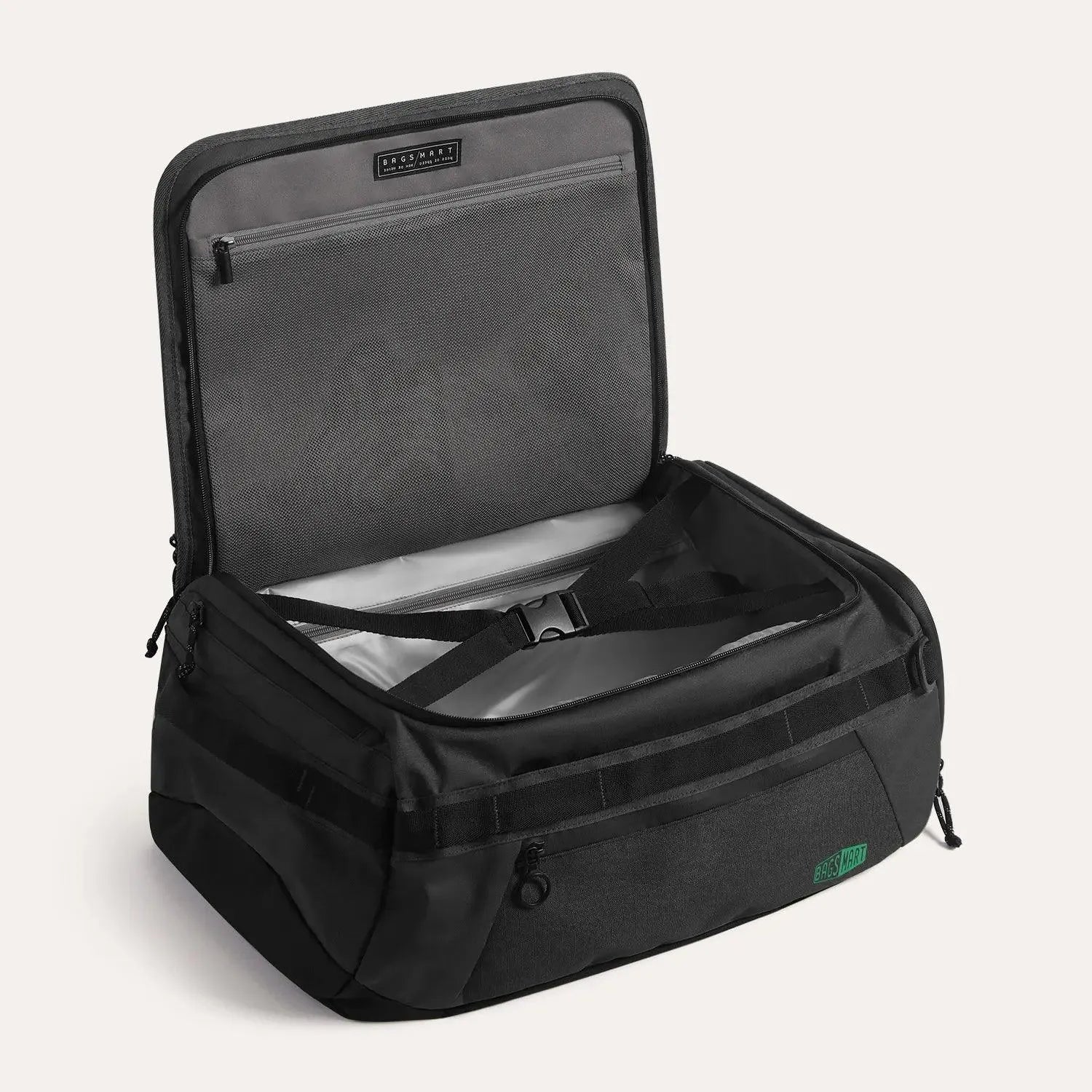 Paz 43L Duffle Backpack - Waterproof Travel Duffel Bag with Shoulder Strap for Gym, Camping & Weekend Getaways