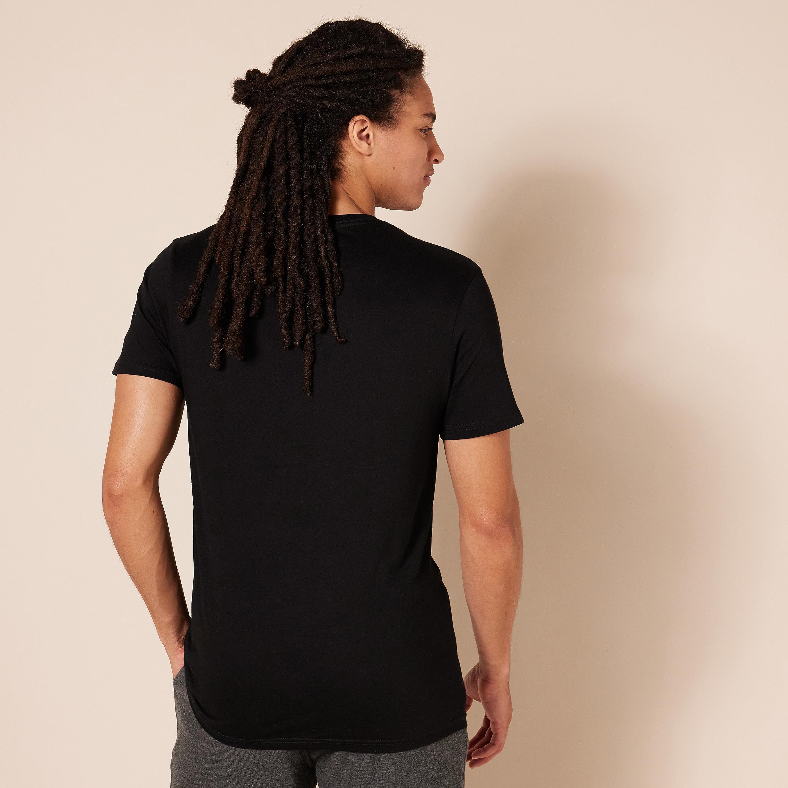 Amazon Essentials Men's Crew Neck T-Shirts 6-Pack - Soft Cotton Basic Tees for Casual Wear, Layering & Everyday Comfort - Perfect for Work, Gym & Weekend Outfits