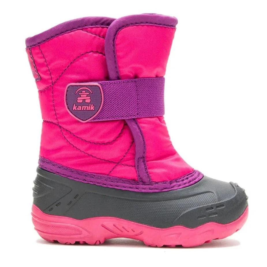 Kamik Snowbug 5 Toddler Winter Boots - Waterproof & Insulated Snow Boots for Kids (Sizes 5T-13T) - Perfect for Snow Play, Sledding & Cold Weather Adventures