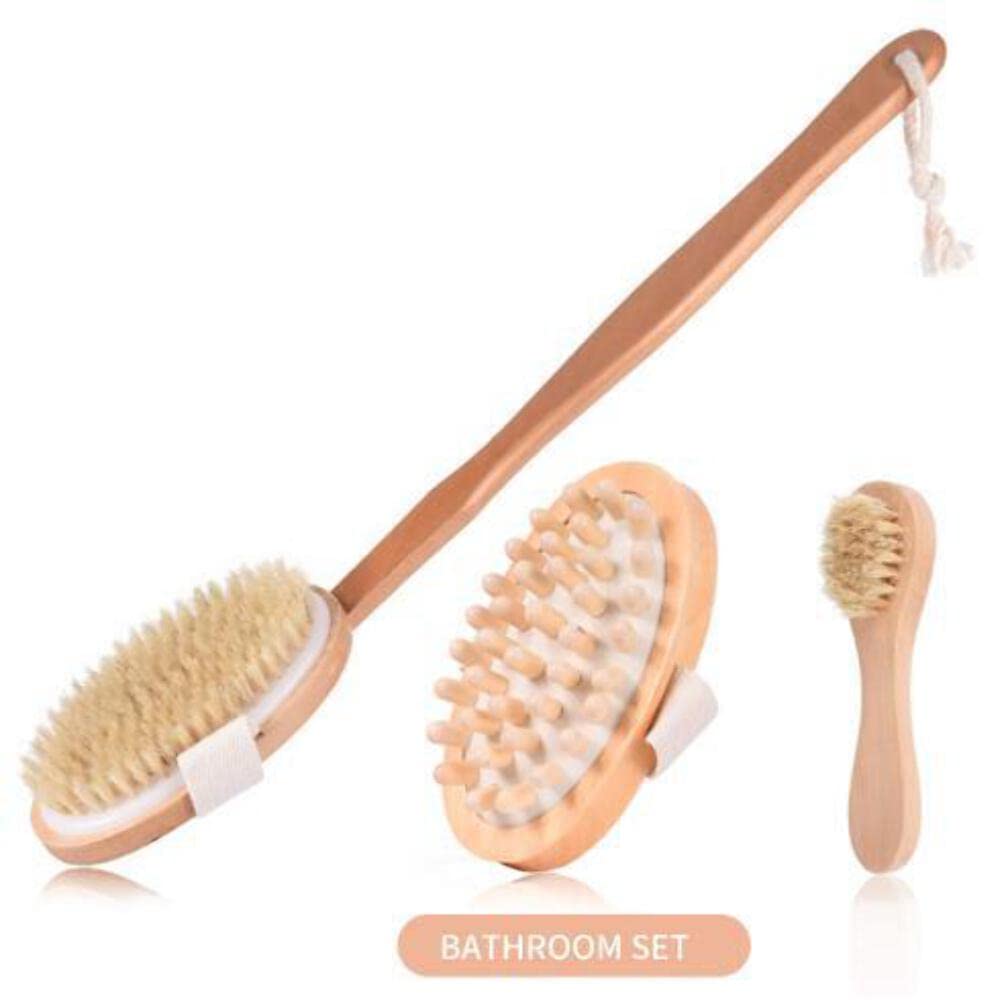 Premium 3-Piece Wooden Bathroom Set - Natural Bamboo Soap Dish, Toothbrush Holder & Tumbler for Spa-Like Luxury at Home