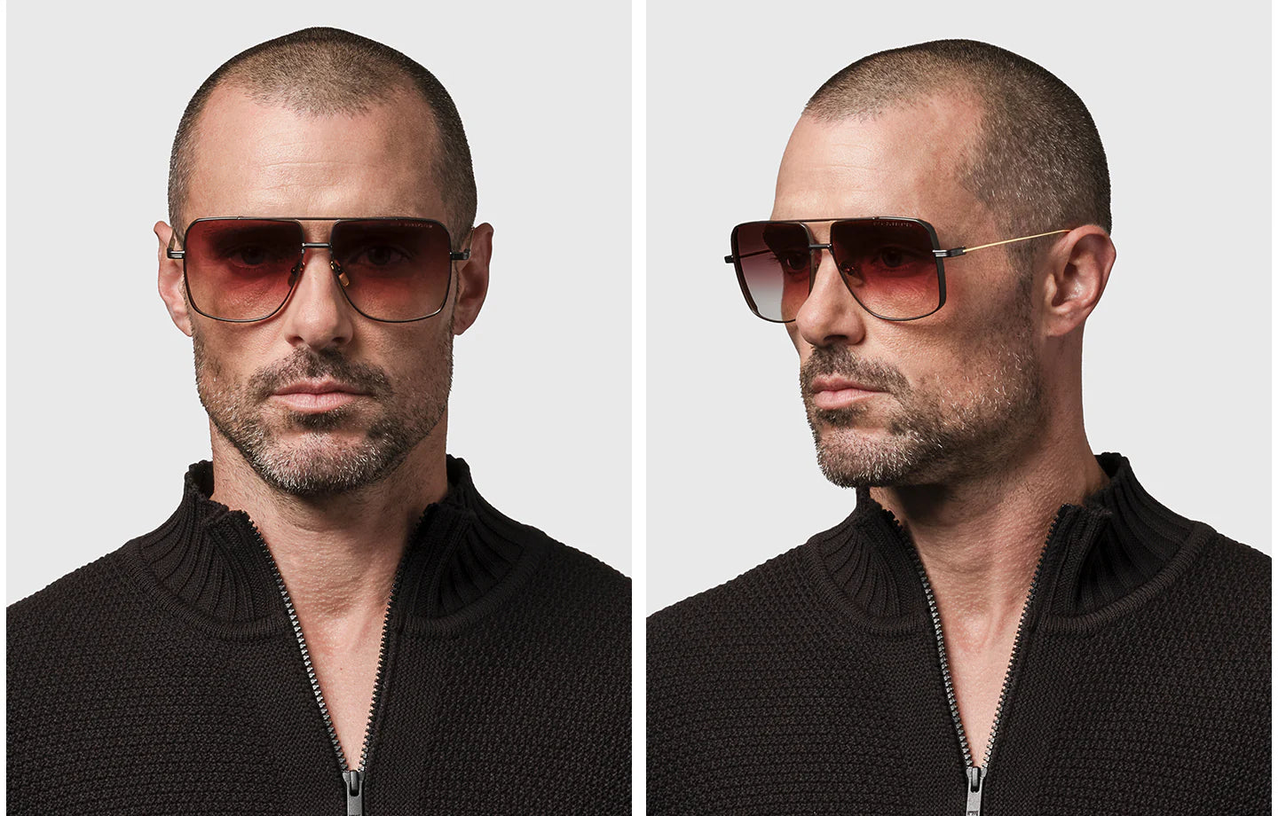 Dita DubSystem DTS157 A 02 Black Burgundy Sunglasses - Stylish UV Protection for Driving & Outdoor Activities