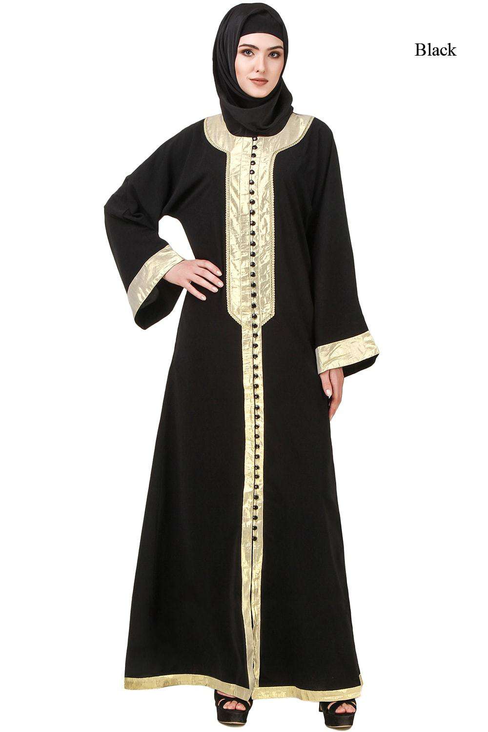 Elegant Dubai Abaya for Women - Modest Islamic Dress - Perfect for Prayer, Mosque, and Special Occasions