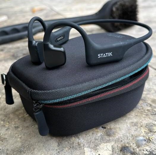 Statik Active Bone Conduction Wireless Headphones - Open Ear Bluetooth 5.3 Headset for Running, Workouts & Cycling - IPX5 Waterproof & Sweatproof Sport Earbuds - Perfect for Gym, Jogging & Outdoor Activities