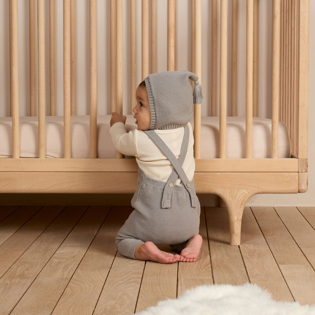 Stylish Knit Overalls in Dusty Blue - Perfect for Casual Outings & Cozy Loungewear - FINAL SALE