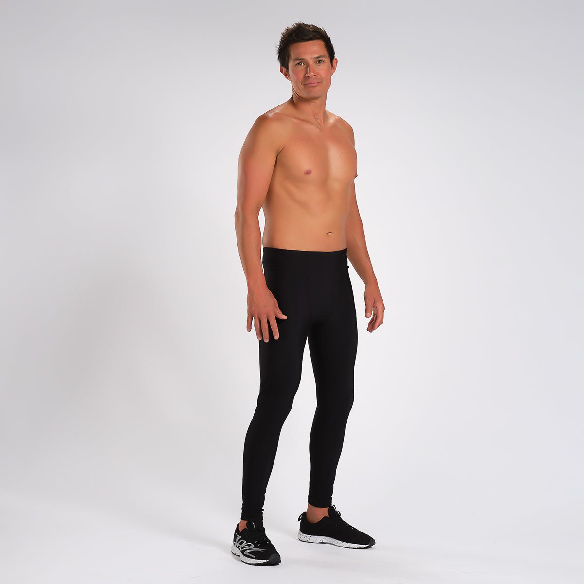 Men's Elite Run Thermo Tight - Black | Thermal Running Tights for Cold Weather | Perfect for Winter Jogging, Gym Workouts & Outdoor Training