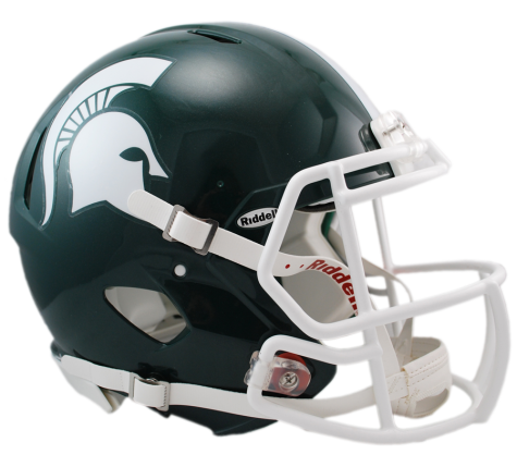 Michigan State Revolution Speed Authentic Football Helmet - Official College Football Gear for Fans & Players - Perfect for Game Day, Collecting & Sports Decor