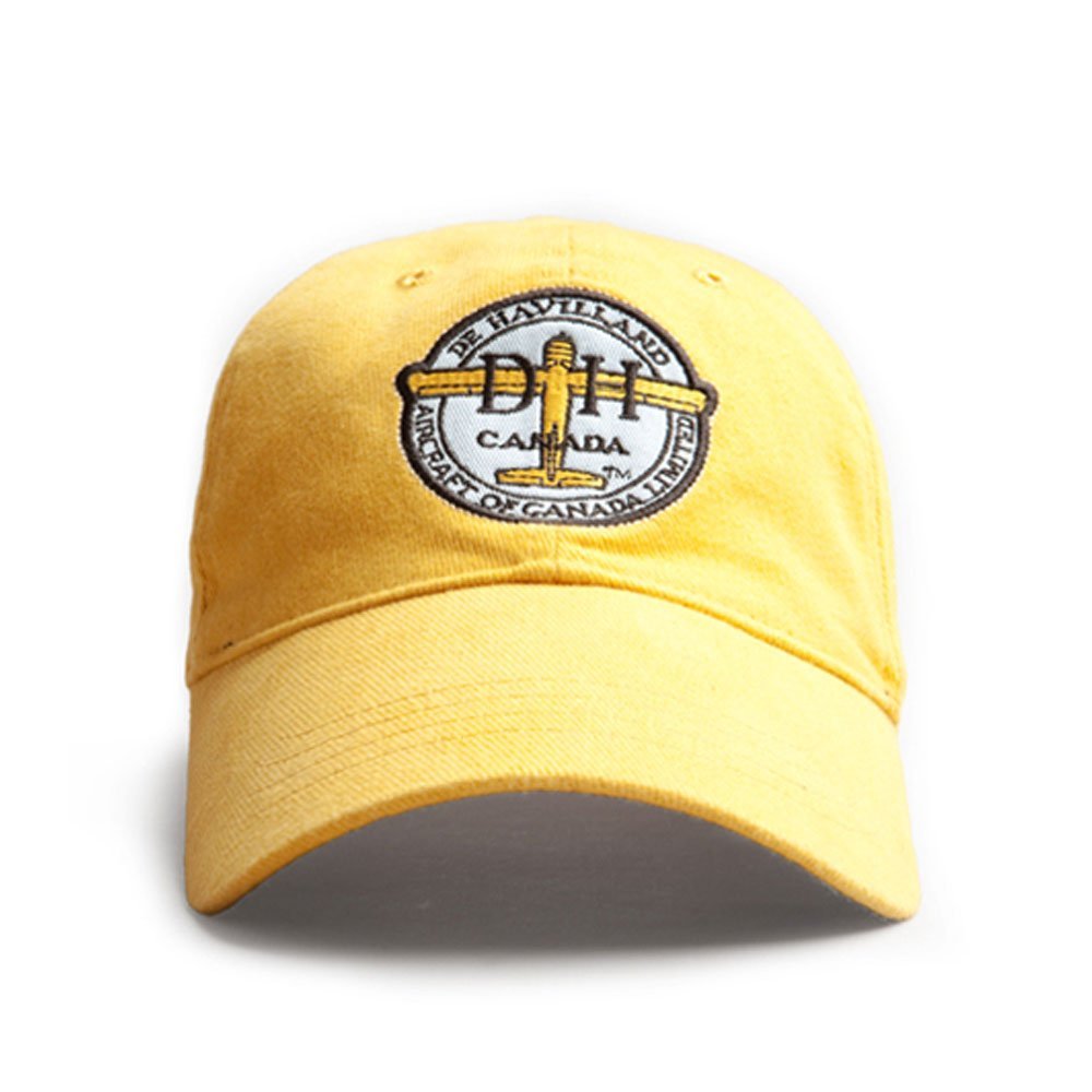 De Havilland Cap in Burnt Yellow - Vintage Pilot Hat for Men & Women - Perfect for Aviation Enthusiasts, Cosplay, and Outdoor Adventures