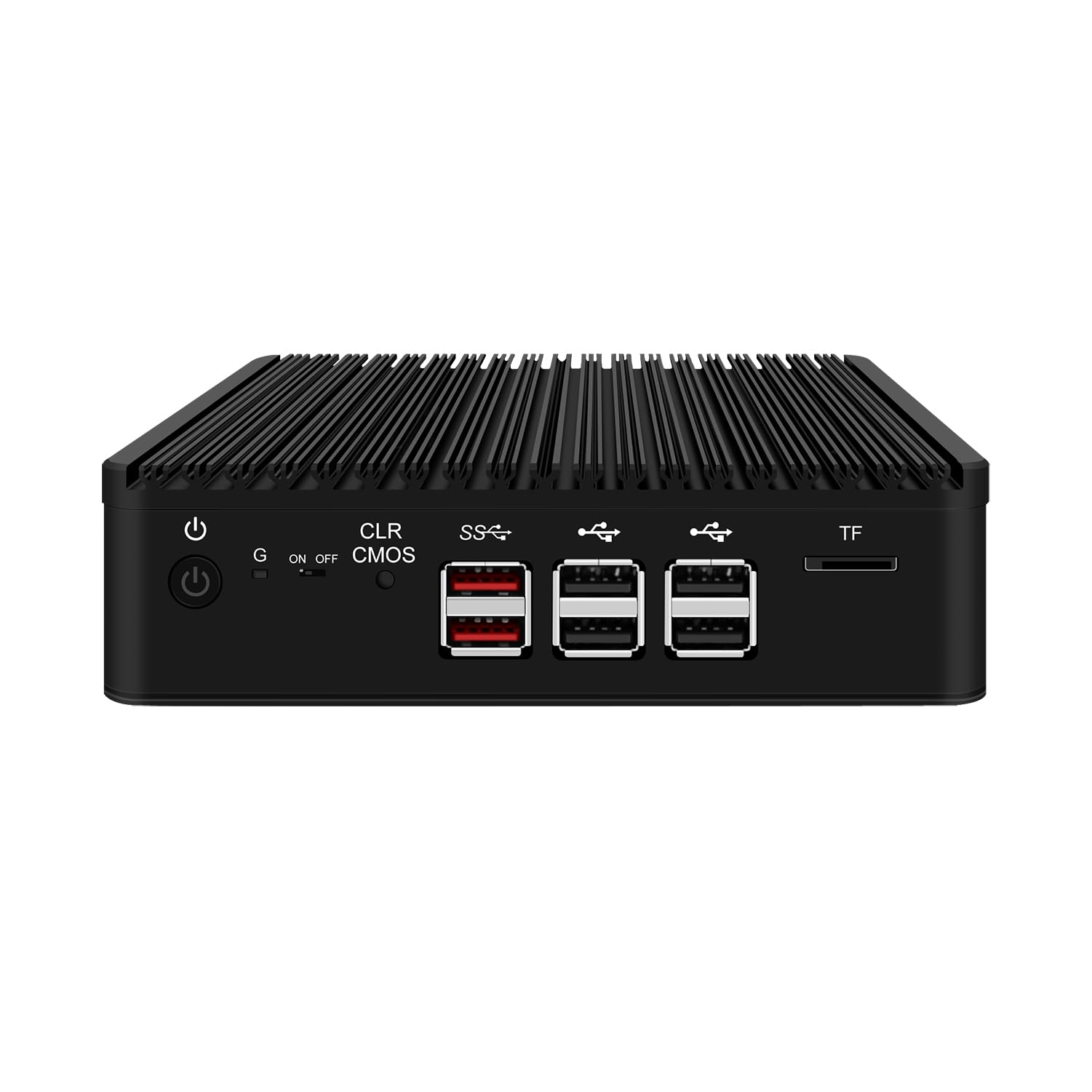 HUNSN Micro Firewall Appliance Mini PC - Intel 12th Gen Core i3 N305, 32GB DDR5 RAM, 1TB SSD, 4x2.5GbE I226-V Ports, HDMI/DP, RJ45, GPIO, TF Slot - Ideal for MikroTik, OPNsense, VPN Routing & Network Security in Home/Small Office
