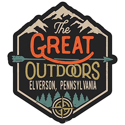 Elverson Pennsylvania The Great Outdoors 4-Inch Fridge Magnet - Perfect for Home, Office & Travel Decor | Collectible Souvenir Gift for Nature Lovers