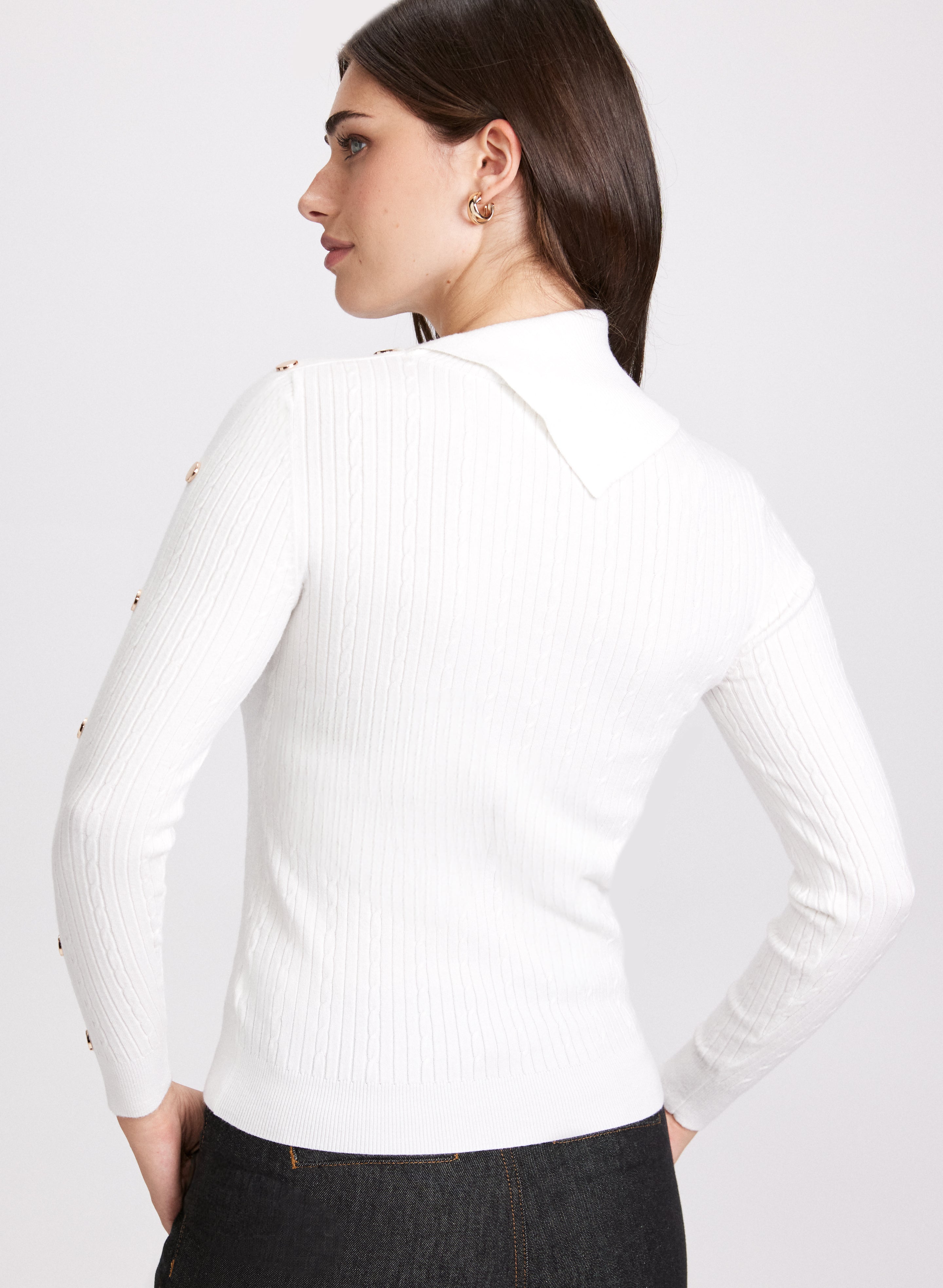 Cable Knit Sweater for Women - Cozy Winter Pullover with Classic Cable Stitch Design - Perfect for Casual Outfits and Holiday Gatherings