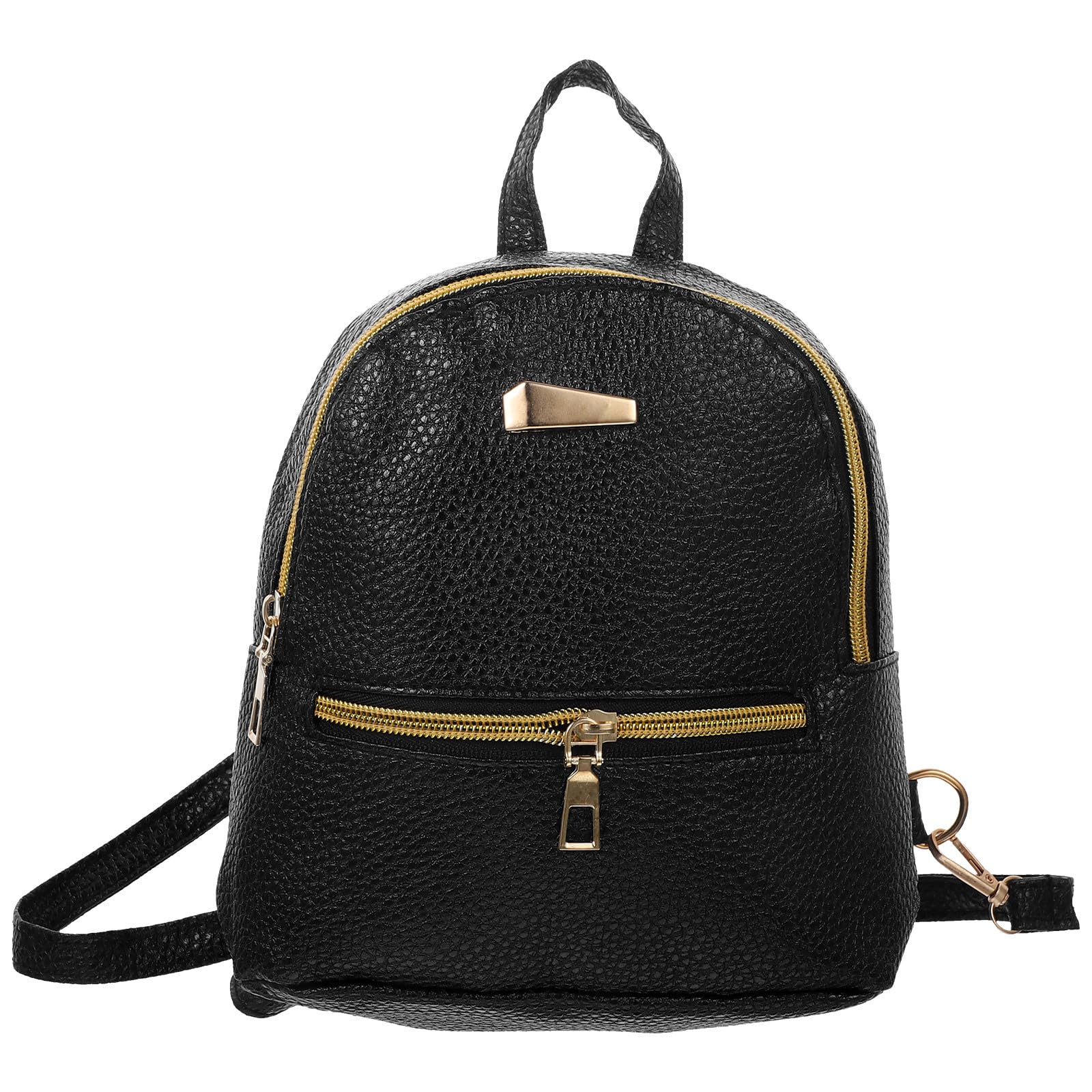 VALICLUD Women's Fashion Backpack - Stylish Mini Travel Handbag & School Daypack for Girls & Teens, Lightweight Durable Water-Resistant (Black) - Perfect for College, Work, Travel & Daily Commute