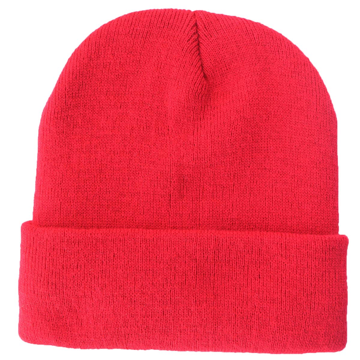100% Acrylic Winter Cuffed Beanie with Soft Lining - Warm Unisex Hat for Men & Women - Perfect for Skiing, Snowboarding & Cold Weather Activities