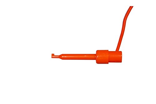 36 Inch Mini Hook to Banana Plug Test Cable - High-Quality Male Connector for Electronics, Lab Equipment & Audio Devices