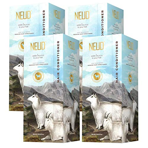 Premium Goat Milk Hair Conditioner for Men & Women - Deep Hydration & Repair, 4 Pack (300ml Each) - Ideal for Dry, Damaged Hair & Daily Nourishment