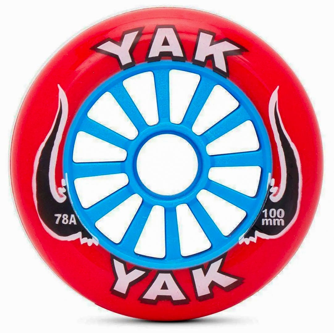 YAK Classic Wheel - Durable All-Terrain Skateboard Wheels for Smooth Riding | Perfect for Street, Park & Cruising