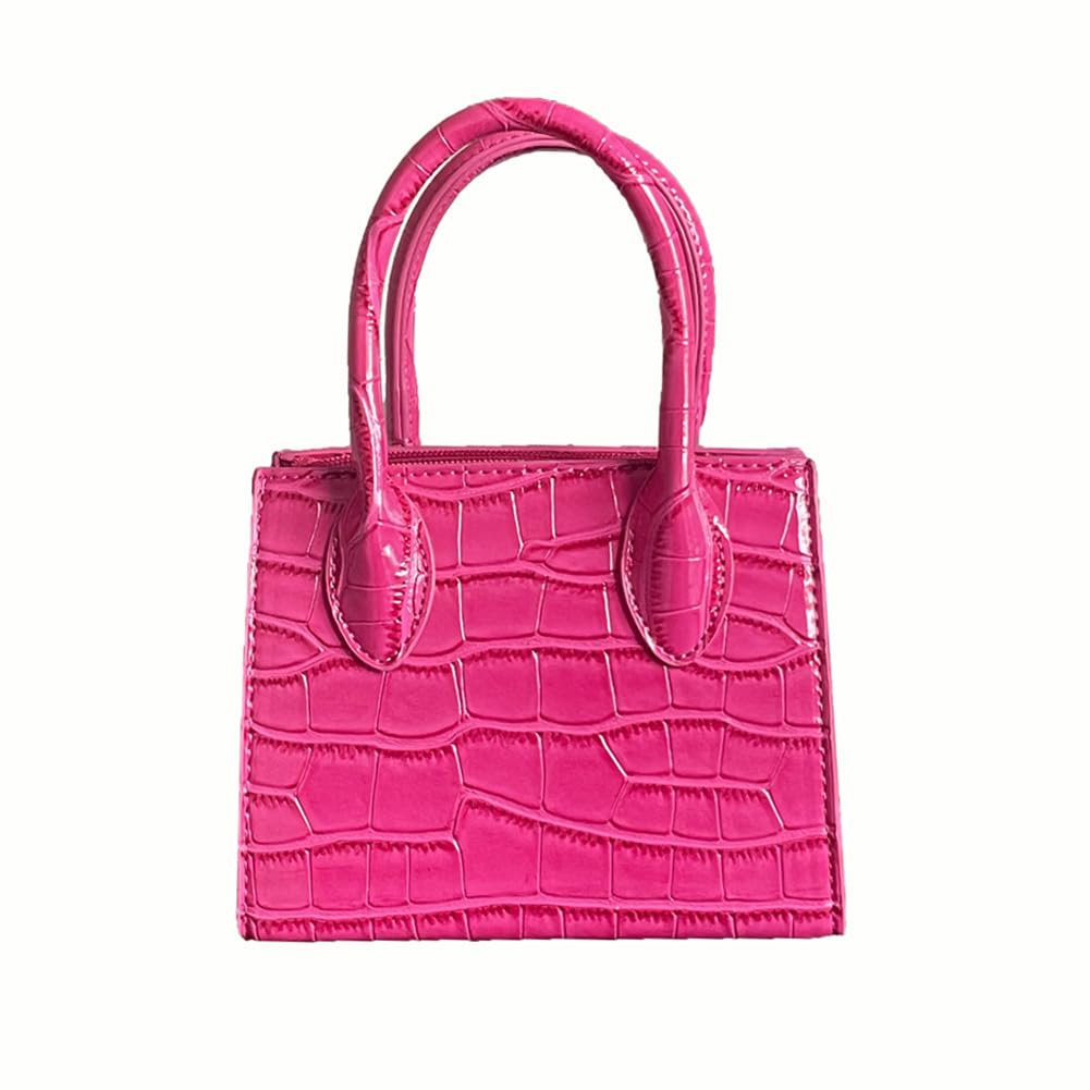 Women's Faux Leather Crossbody Tote Bag - Stylish Mini Purse for Daily Use