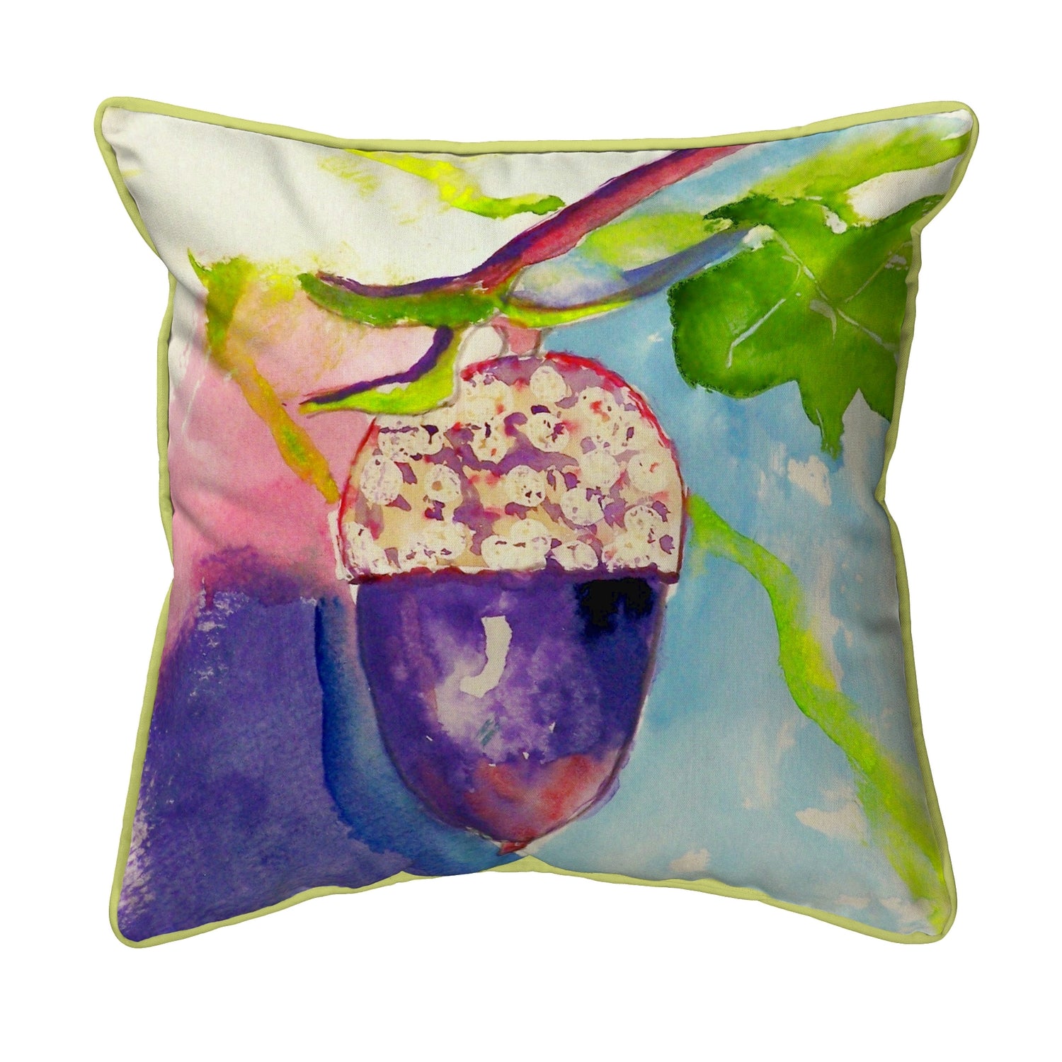 Acorn Corded Pillow - Soft & Supportive Decorative Throw Pillow for Sofa, Bed, Couch - Perfect for Living Room, Bedroom & Home Decor