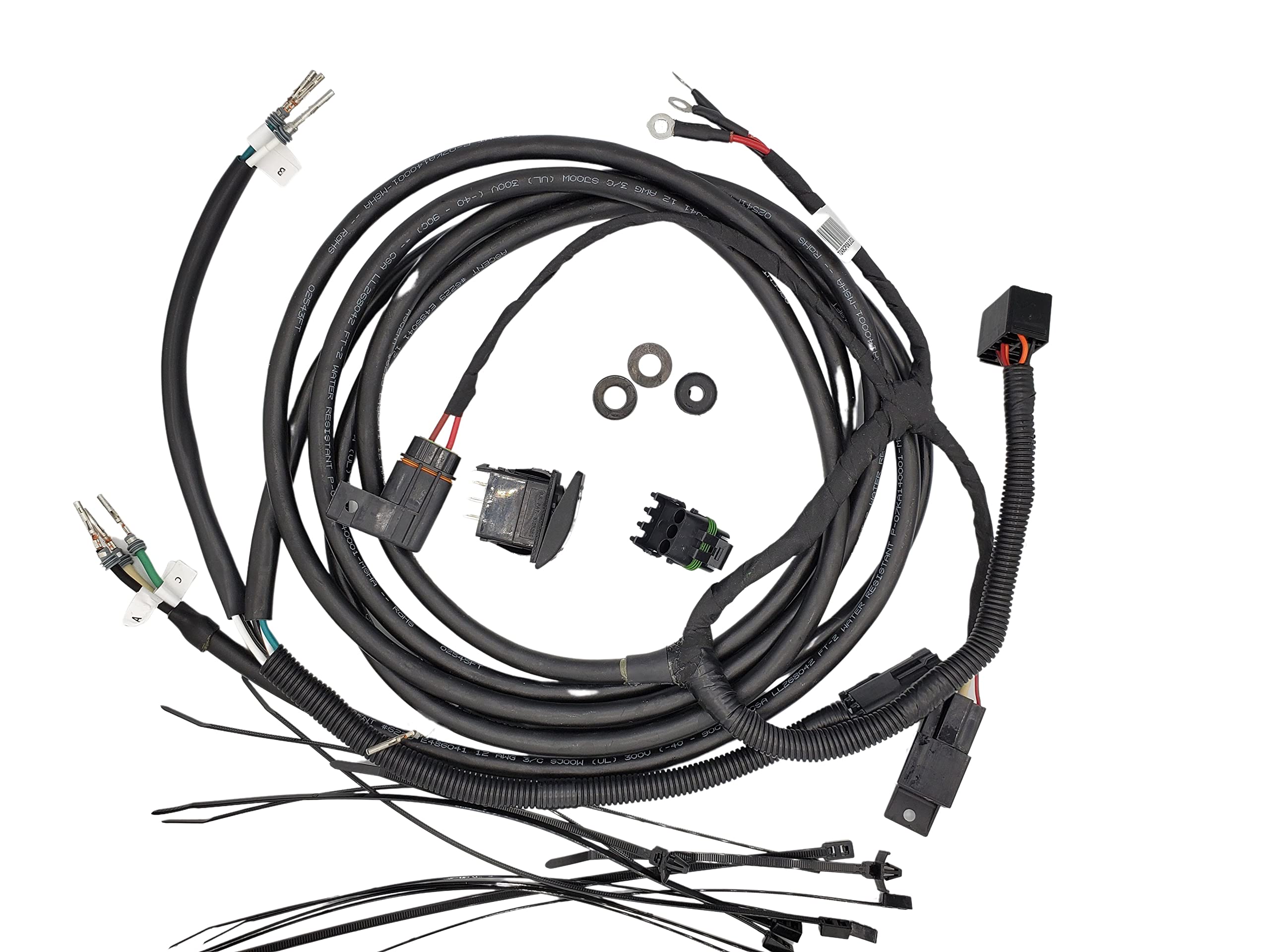 Can-Am Baja Designs XL 80 LED Light Power Cable - Compatible with Maverick X3, Trail & Sport Models (Part #715007049) - Perfect for Off-Roading, Night Driving & Adventure Vehicles