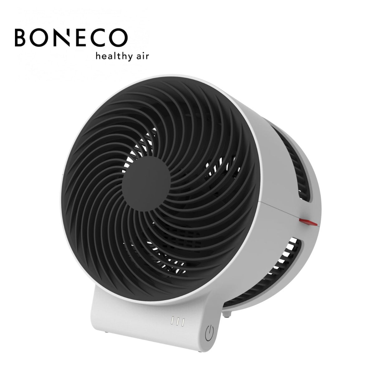 BONECO F100 Desktop Fan - Ultra Quiet Personal Cooling Fan for Home, Office, and Dorm Use | Compact & Energy Efficient Air Circulator for Workspace, Bedroom, or Study Room